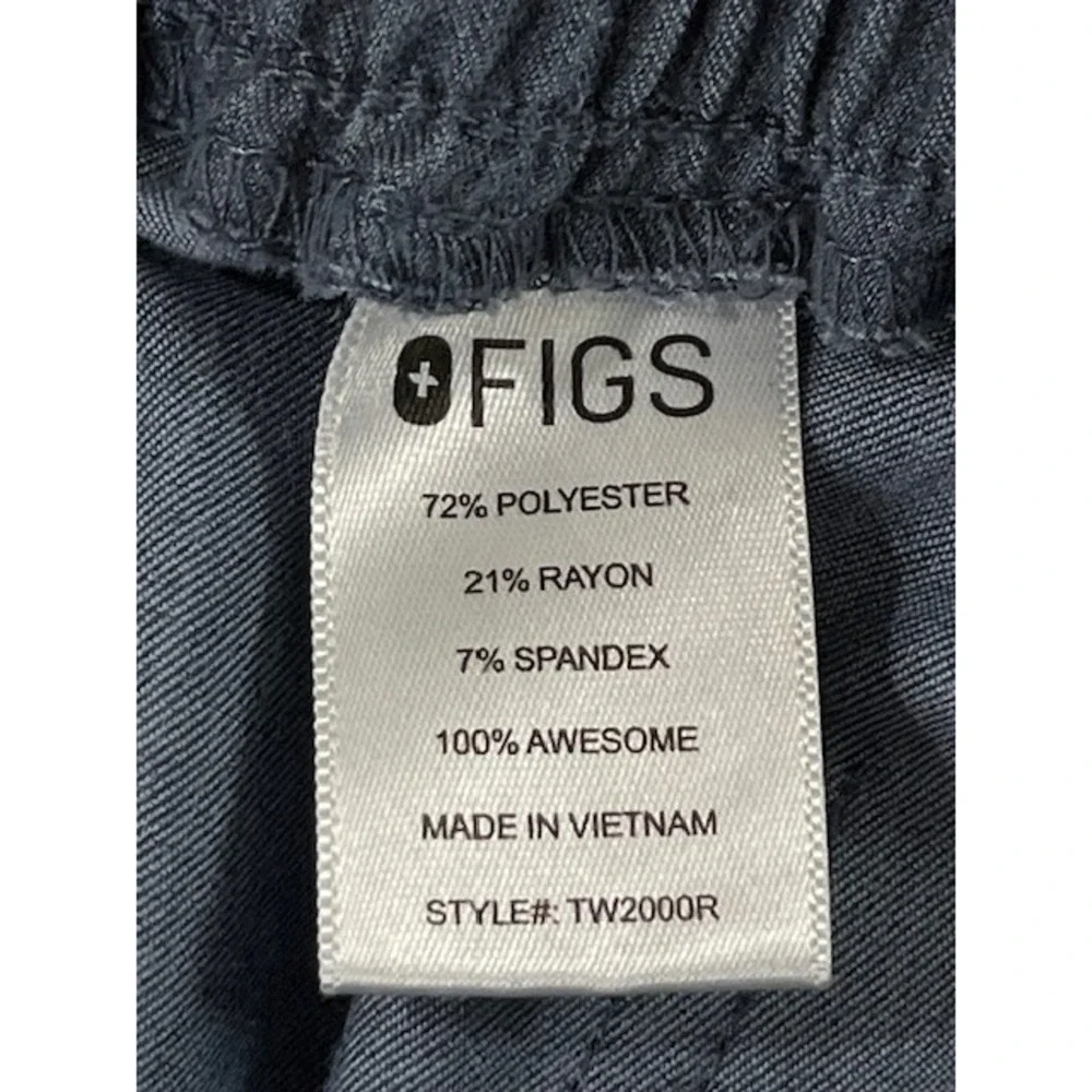 Figs pants women's size XS blue Cargo Scrub‎ Pull On T2000R technical collection